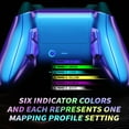 thumbnail image 6 of eXtremeRate VICTOR X Remap Kit, 6 Profiles & Chameleon Purple Blue Redesigned Back Shell & Side Rails & 4 Back Buttons for Xbox Core Controller - Controller NOT Included, 6 of 9