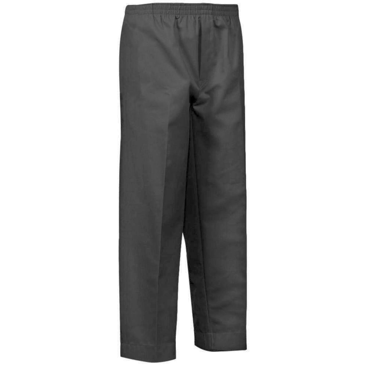 Men's Full Elastic Waist PullOn Pants with Mock Fly