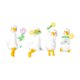 thumbnail image 2 of 4 Mini Figuras Pequeños Adornos Divertidos Figuras Dibujos Animados para Decorar el Tablero del Coche, Armario, Coche, Oficina, Estantería, 2 of 9