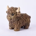 thumbnail image 5 of Highland Cow Outdoor Garden Statues,4.3×2.9×3.1in Resin Simulation Cattle Figurines Sculptures Garden Yard Decorations Lawn Ornaments Outside Patio Art Yard Decorations for Garden Decor Gift, 5 of 7