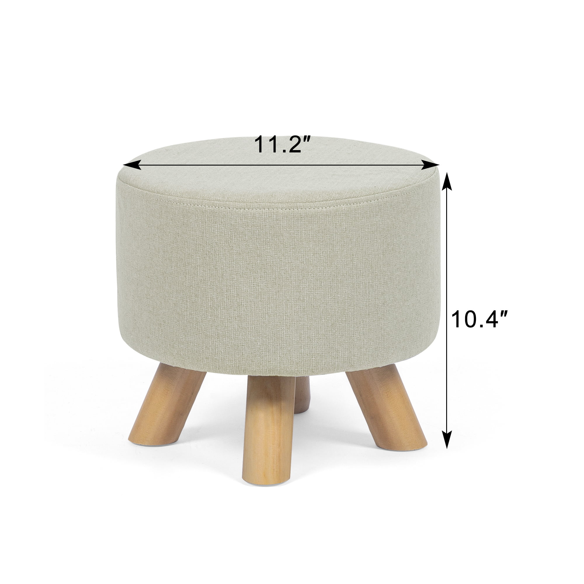 Under Desk Low Plain Multicolour Footstool / 9-10 Cm Small