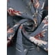 thumbnail image 5 of Vestido de mujer Inspire Chic con cuello simulado, volantes, mangas largas, fluido, de gasa, corte A, midi, gris azul L, 5 of 6