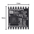 thumbnail image 3 of LoRa Wireless Transceiver Module 433M Long-Distance Transparent Communication SX1278,1 * Module 1 * Aerial,Black, 3 of 6