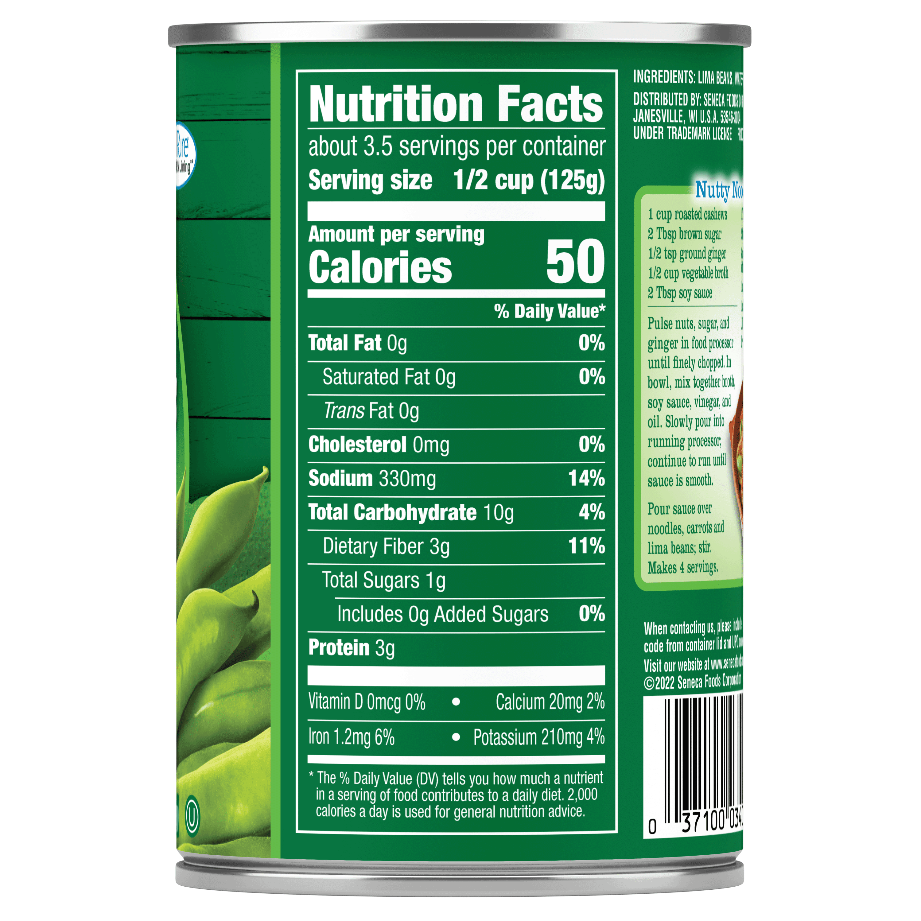 Libby's® Tender Young Lima Beans 15 oz. Can