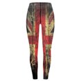 thumbnail image 3 of WILLBEST Pantalones de Yoga Teñidos con Lazo para Mujer, Leggings de Entrenamiento de Cintura Alta con Efecto Tie-Dye, Ropa Deportiva Atlética Patriótica Extra Grande, 3 of 3