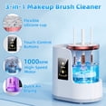 thumbnail image 2 of INSMART Makeup Brush Cleaner , 3 IN 1 Makeup Brush Cleaner Machine with Dual-Direction Cleaning, 2H/5H Dryer Timer, Detachable Wash Tank, Touch Control, and 5-Min Quick Wash, 2 of 9