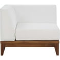 thumbnail image 4 of Meridian Furniture Rio Off White Water Resisting Corner Chair, 4 of 6