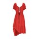 thumbnail image 4 of Vestido de Verano para las Mujeres de la Playa de Color Sólido sin Mangas Hueco Vestido de Playa Midi, Vestido de Fiesta para las Mujeres Estilo de Vacaciones, 4 of 8