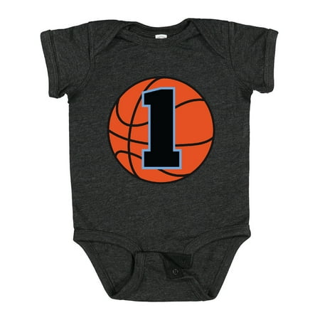 

Inktastic Basketball 1st Birthday 1 Year Old Gift Baby Boy Bodysuit