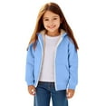 thumbnail image 6 of CPNG Boys Girls Sherpa Lined Zip Up Hoodie Kids Fleece Jacket Thick Coat with Hood and Front Pockets Casual Hooded Sweatshirt Trendy Clothing Fall Winter Warm Outerwear, 6 of 7