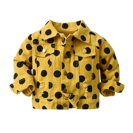

Kids Jackets for Girls Boys Kids Coat Boys Thick Coat Denim Print Jacket Clothes Children s Jacket
