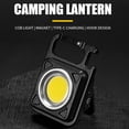 thumbnail image 4 of Luz Led LED COB Camping Lighting Portable 500LM para viajes al aire libre (LED negro 2 piezas), 4 of 8