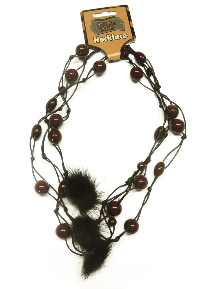 Caveman Woman Stone Age Barbarian Costume Earrings