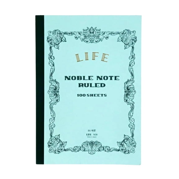 Life Noble Notes Bound On Side Stitched Notebooks: 7 in x 10 in. (Blue Cover, Lined Pages)