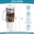 thumbnail image 3 of Cats Sofa Floor Window 40 oz Tumbler with Handle Insulated&nbsp;Travel Mug&nbsp;Lid Straw Leak Proof Steel Vacuum Water Bottles Glasses Fits in Car Cup Holder, 3 of 7