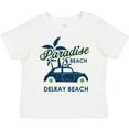 thumbnail image 3 of Inktastic Paradise Beach in Delray Beach with Palm Trees and Car Boys or Girls Toddler T-Shirt, 3 of 5