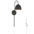 thumbnail image 2 of Hunter - Erling 1-light Matte Black, Medium Size Sconce Light, Dimmable, Modern Style, Sconce Shaped, for Bedrooms, Dining, Living Rooms - 48176, 2 of 10