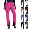 thumbnail image 2 of ShiShine Women's Snow Ski Pants Fleece Lined Waterproof Insulated Flare for Snowboarding Hiking Winter Outdoor, 2 of 8