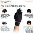 thumbnail image 4 of Copper Joe Arthritis Gloves, Compression Gloves for Men and Women Joint Pain Hand Brace Support - Medium, 4 of 5