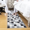 thumbnail image 4 of Ottomanson Non-Slip Hallway Runner Rug 1'10" x 7' Perfect for High Traffic Areas, Gray, 4 of 9