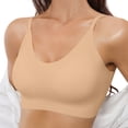 thumbnail image 3 of MEICHEN Jelly Bras for Women Plus Size Wireless Bra Deep V Full Supportive Older Back Coverage Bralette Summer Fall Essentials Fashion Clothes, 3 of 8