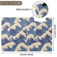 thumbnail image 3 of FORMRS A4 Clipboard Folder with Pen Holder Horizontal Foldable School Office Binder, Blue Wave Pattern, 3 of 9