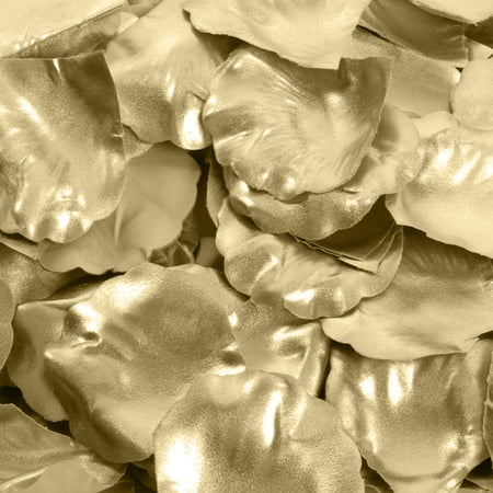 Wholesale Rose Petals - Koyal Wholesale Champagne Silk Rose Petals, 200-Pack, Wedding Flowers Table Scatter, Rose Petal Aisle Runner