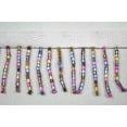 thumbnail image 2 of Lily Beaded Fringe Trim 1-1/2"  Multi-color Glass Bugle Bead with 3/8" Ribbon, 2 of 3
