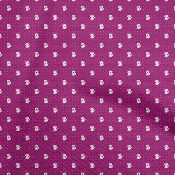 oneOone Cotton Cambric Purple Fabric Asian Theme Japanese Dress Material Fabric Print Fabric By The Yard 56 Inch Wide