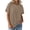 Khaki, variant on Oversized Tshirts for Women Crew Neck Short Sleeve Tops Summer Casual Basic Tees, S-2XL