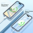 thumbnail image 2 of ShellTech Compatible for iPhone 14 Pro Case Built with Screen Protector, Lightweight and Stylish Full Body Shockproof Protective Rugged TPU Case for Apple iPhone 14 Pro 6.1 inch,Blue, 2 of 7
