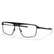 Oakley Men's Ox3245 Fuel Line Square Prescription Eyewear Frames, Satin Black/Demo Lens, 51 mm