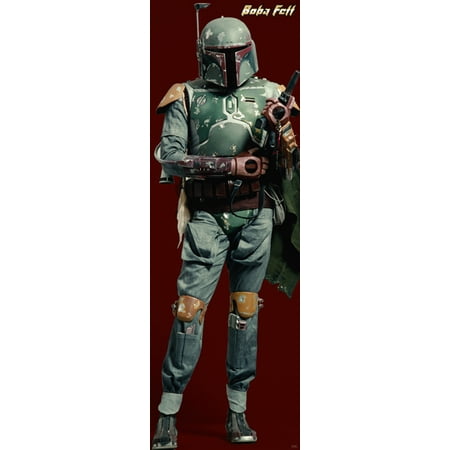 Star Wars: Episode V & VI - Door Movie Poster / Print (Boba Fett With Gun) (Size: 21