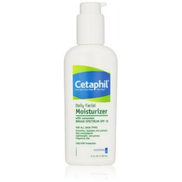 3 Pack - Cetaphil Daily Facial Moisturizer With SPF 15 4oz Each