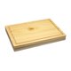 thumbnail image 1 of Tabla para picar y servir de madera cocina 30 x 20 cm cafe, 1 of 3