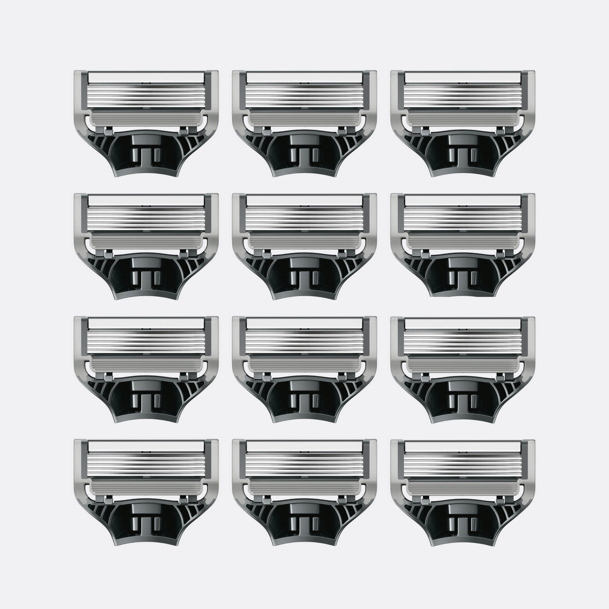 Harry's Men's 5-Blade Razor Refill Cartridges, 12 Count