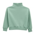 thumbnail image 6 of Eltusu Girls Outfit Sets, Elastic Bottom Long Sleeve Zipper Sweatshirts&Sweatpants Sets Green Size 13-14 T, 6 of 7