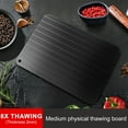thumbnail image 3 of Quicks Defrosting Board, Aluminum Defrosting Plates, Seafood Defroster, Fast Thawing, Easy to Clean, Versatile Design, for Home Kitchen, Rapid Defrosting, Thawing Tray, Meat Defroster Tools UKHBMC, 3 of 7
