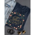thumbnail image 3 of Mothers Day Storybook Garland Shaped T-Shirt Women -Image by Shutterstock, Female Small, 3 of 4