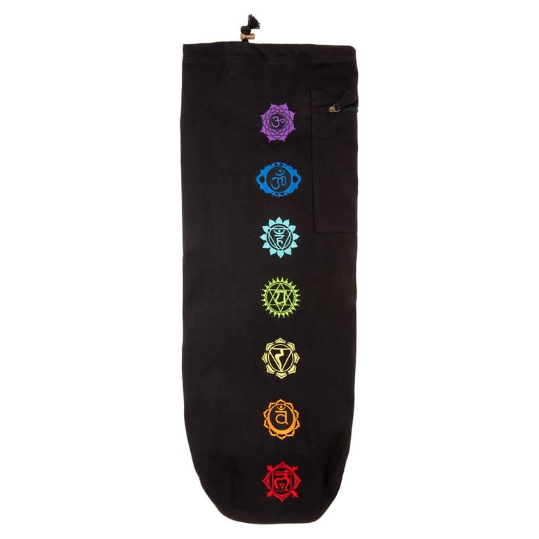 GAIAM チャクラ刺繍入りヨガマットバック