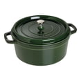 thumbnail image 1 of STAUB La Cocotte 6.75 L Cast Iron Round Cocotte, Basil-Green, 1 of 6