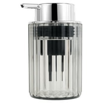 Foaming Hand Soap Dispenser Bathroom Soap Dispenser or Lotion Dispenser for Kitchen,Refillable Clear Glass Soap Dispenser with Large Pump (Clear-Foaming) for Essential Oil Shampoo Dish Soap