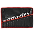 thumbnail image 4 of Combination Spanner  Double Head Spanner  Double Ended Spanner  Socket Wrench  Machinist Tool 14pcs 8-24mm Combination Wrench Set Metric Ratchet Socket Spanner Nut Driver Repair, 4 of 7