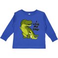 thumbnail image 3 of Inktastic I Love My Dad with Baby and Daddy Tyranasaurus Rex Boys or Girls Long Sleeve Toddler T-Shirt, 3 of 5