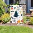 thumbnail image 5 of Welcome Cute Christmas Trees and Xmas Elements Garden Flag, Vertical Double Sided Small House Flag, Yard Farmhouse Outdoor Deck Veranda Lawn Decor 28x40 Inch, 5 of 6