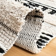 thumbnail image 5 of SAFAVIEH Natura Ermintrude Striped Cotton Area Rug, Beige/Black, 6' x 6' Square, 5 of 11