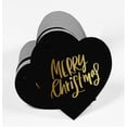thumbnail image 3 of Inkdotpot Merry Christmas Bottle Tag Real Gold Foil Favor Hang Tag 50 Pack, 3 of 8