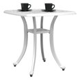 thumbnail image 2 of vidaXL Garden Table White 53x53x53 cm Cast Aluminium, 2 of 5