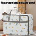 thumbnail image 5 of Ohufall Organisateurs et Rangement de Garde-Robe Épais Robustes Très Grands Sac Fourre-Tout pour Vêtements Sac de Rangement Poignée Renforcée Double Fermeture Éclair Économiseur d'Espace, 5 of 5