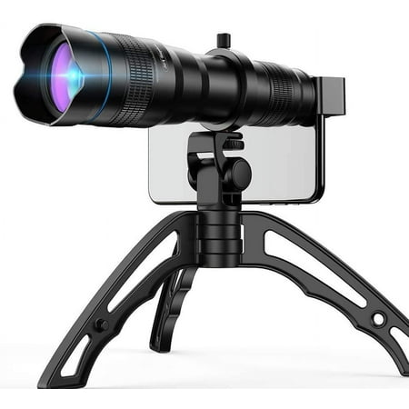 Image of High Power 36X HD Telephoto Lens with Phone Tripod for IPhone Samsung Pixel One Plus Huawei Lens Attachment